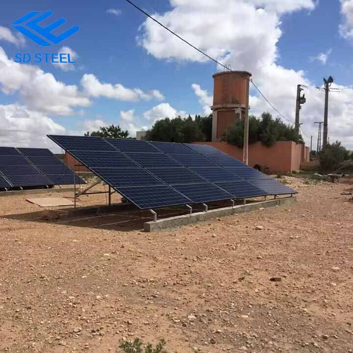 نظام تركيب الألواح الشمسية الأرضي