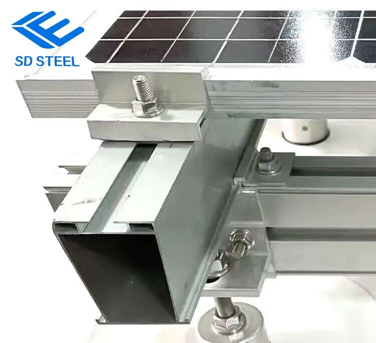 سكة الألومنيوم لتركيب الألواح الشمسية
