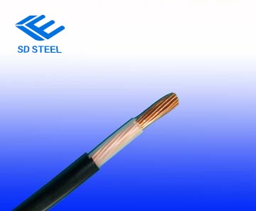 كابل طاقة معزول 300500 فولت XLPE، مغلف ببلاستيك PVC (أحادي النواة)