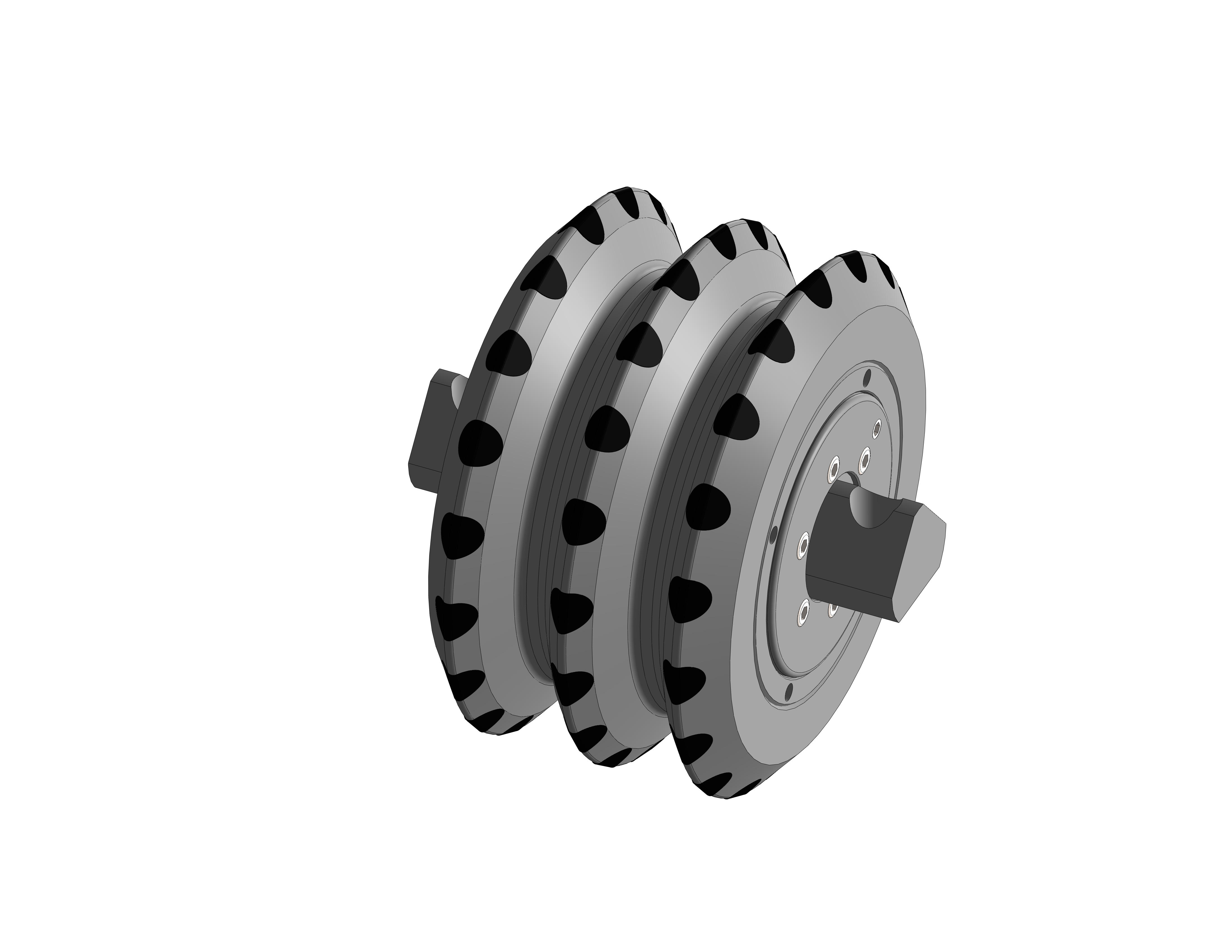 7-Inch Triple-Edged Hob