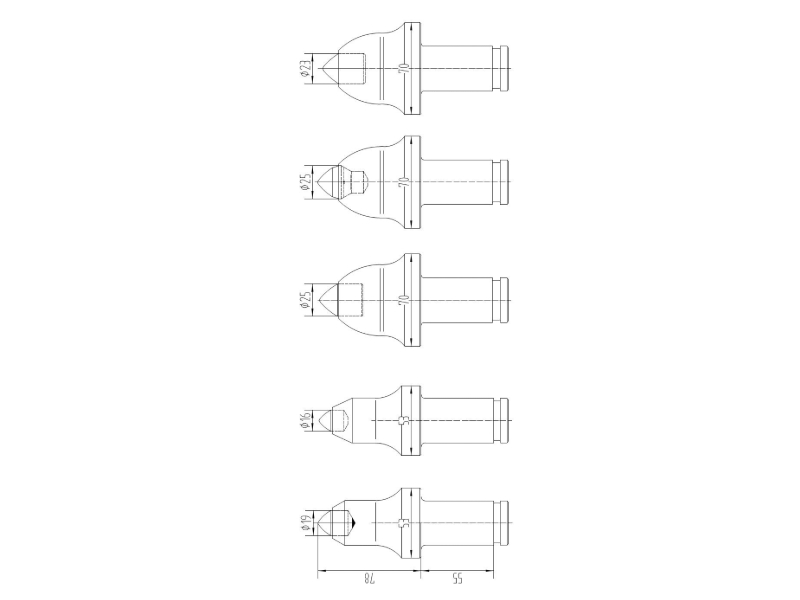 Cutting Picks for Roadheader