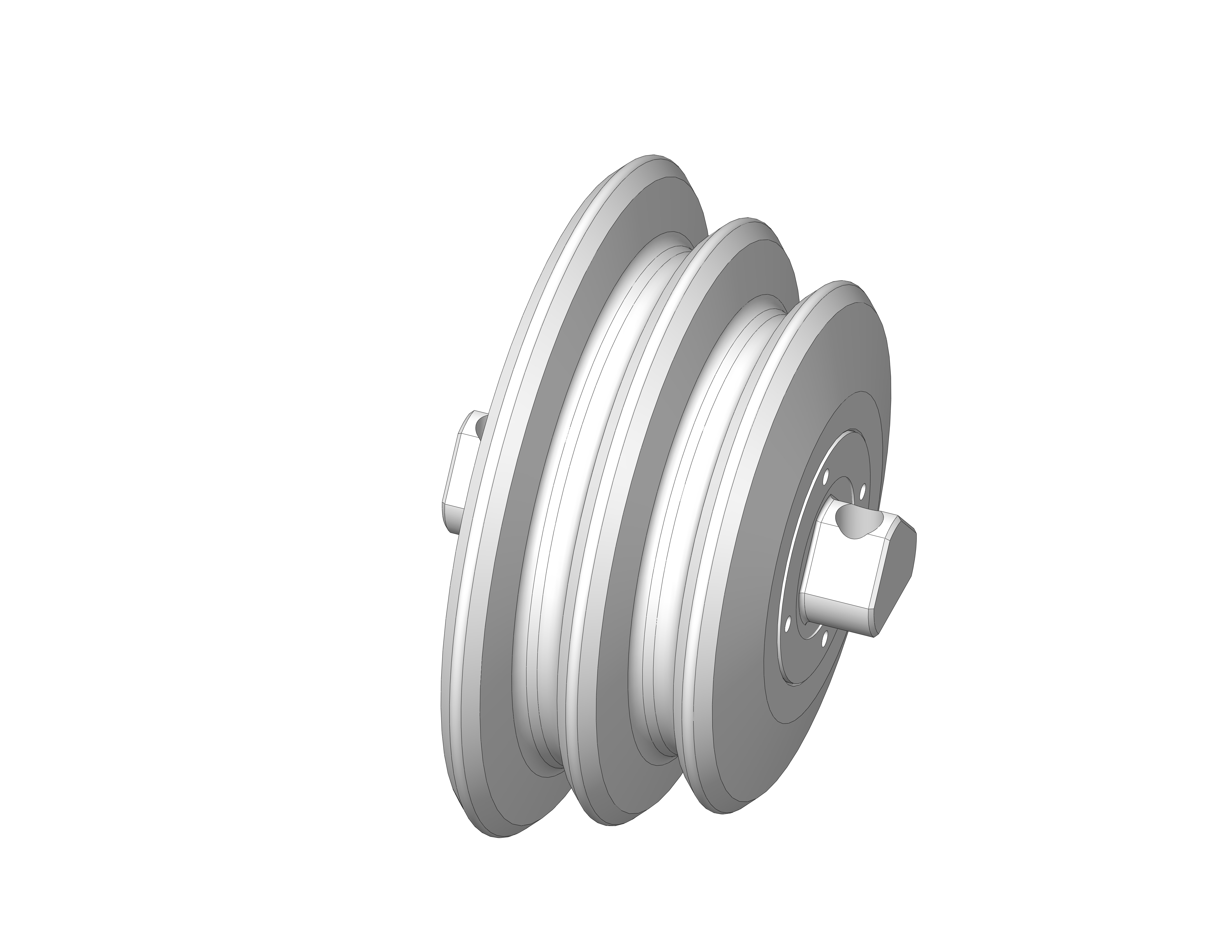 10-Inch Angled Triple-Edged Smooth Surface