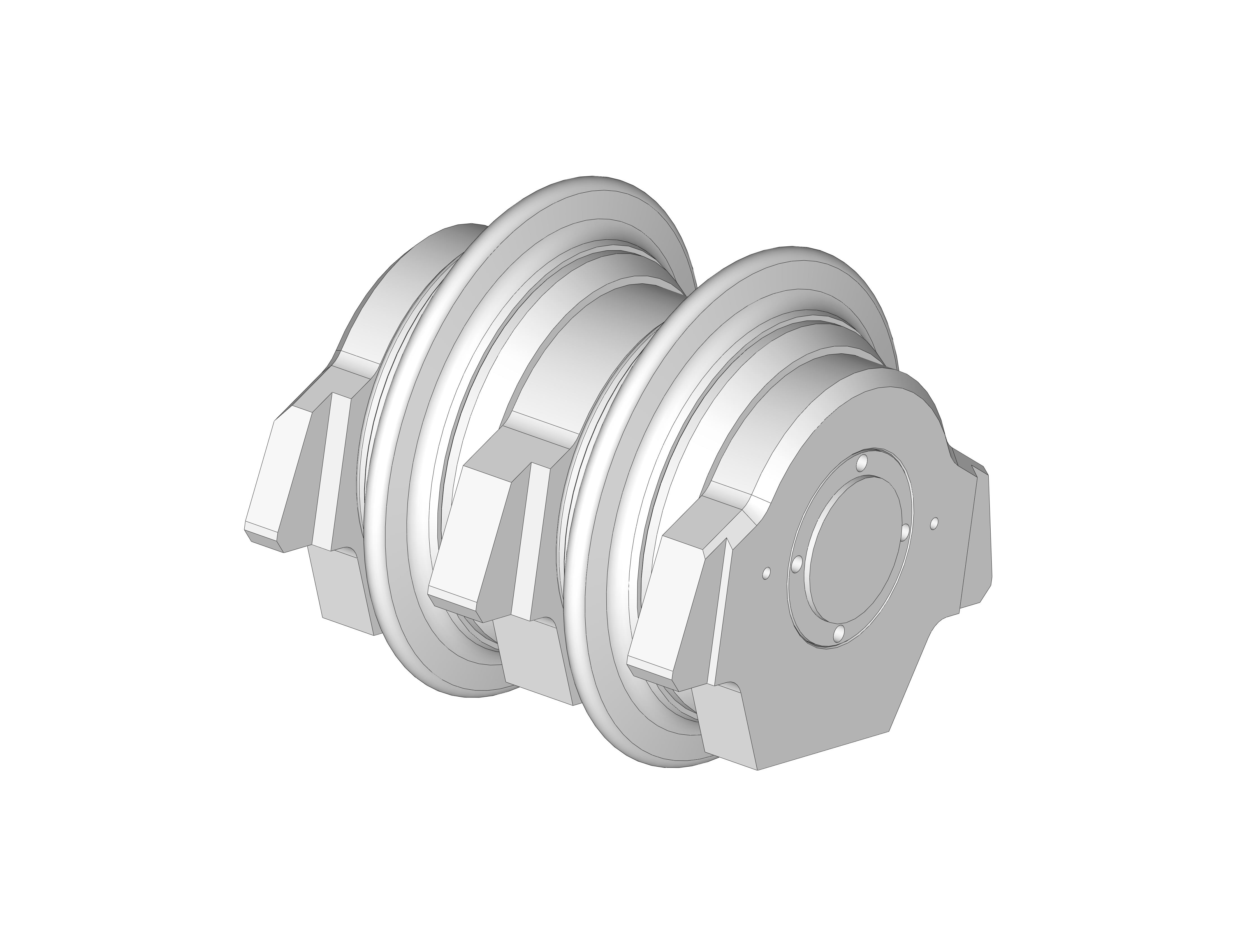 14-Inch Twin Hobbing Cutter