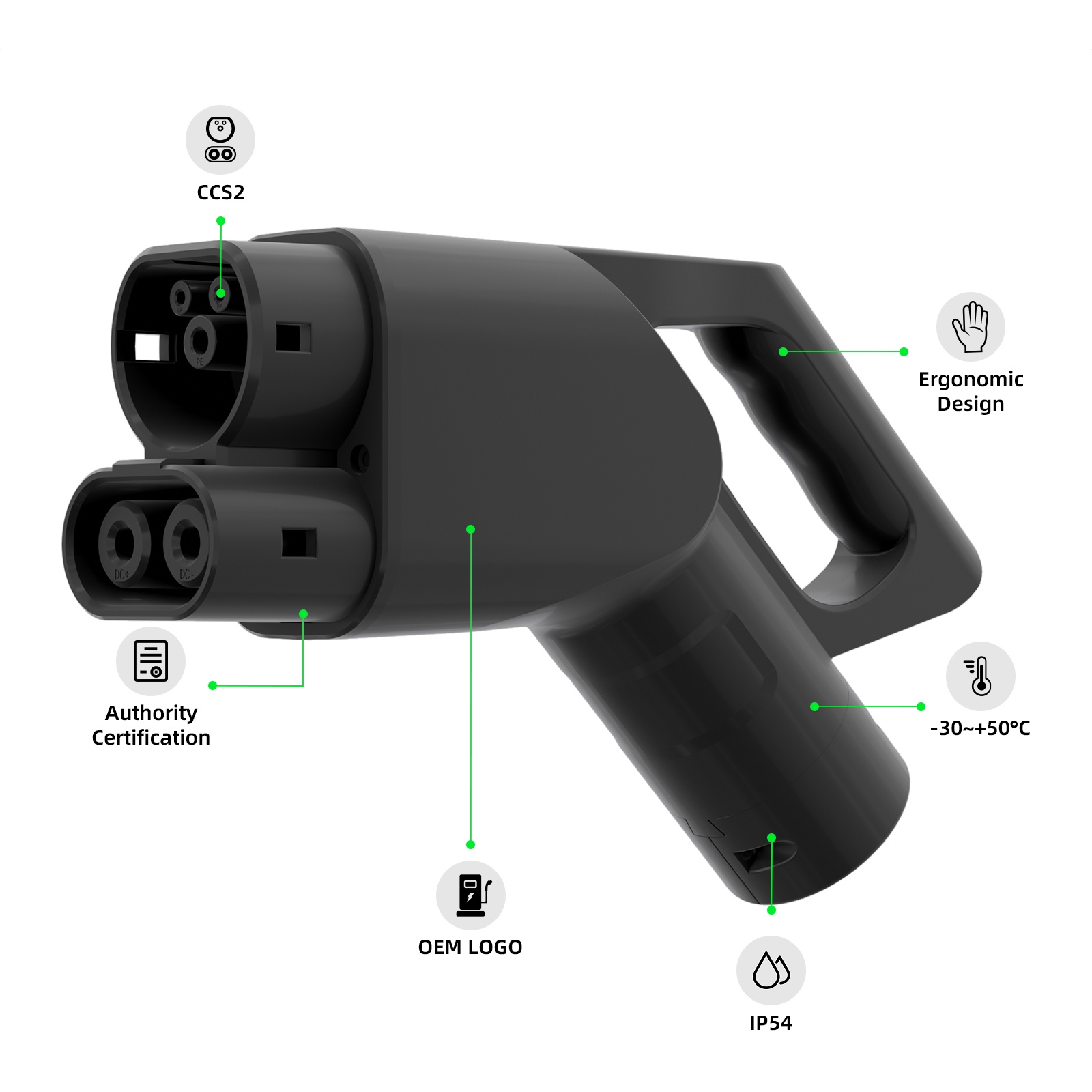 CCS2 EV Connector Parts