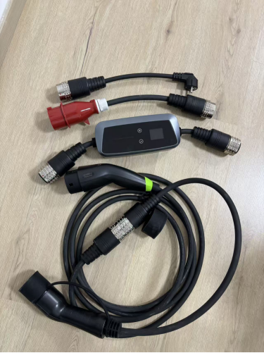 Integrated Mode 2 Charging Cable for Mode 3 EV Charging