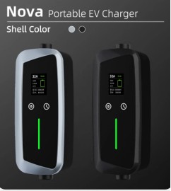 Cargador portátil para vehículos eléctricos Modo 2 con enchufes de alimentación intercambiables