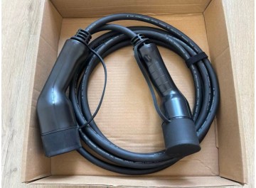 Cable recto para VE de Tipo 2 a Tipo 2 Solución de carga de VE para wallbox, cargador portátil de VE modo 2, adaptador, V2L y cable para VE