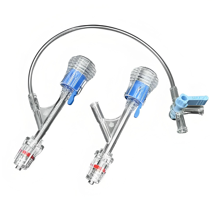 Y-Connector Push-Pull Type Memory Hemostatic Y Valves Connector 180psi