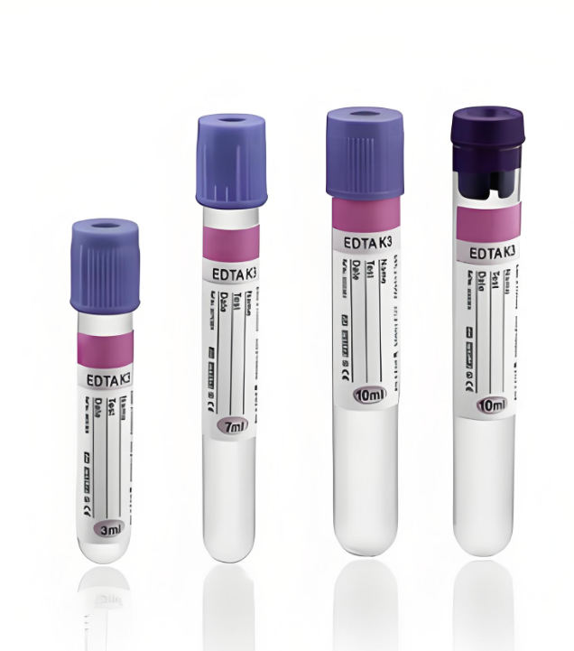 High Quality EDTA K2 K3 Vacuum Blood Collection Tube Pet Plastic Tube for Laboratory Blood Sample