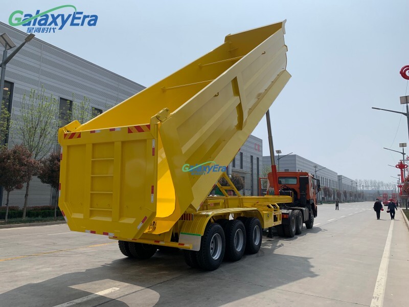 Meilleur Prix Remorque Semi-Benne 3 Essieux À Vendre