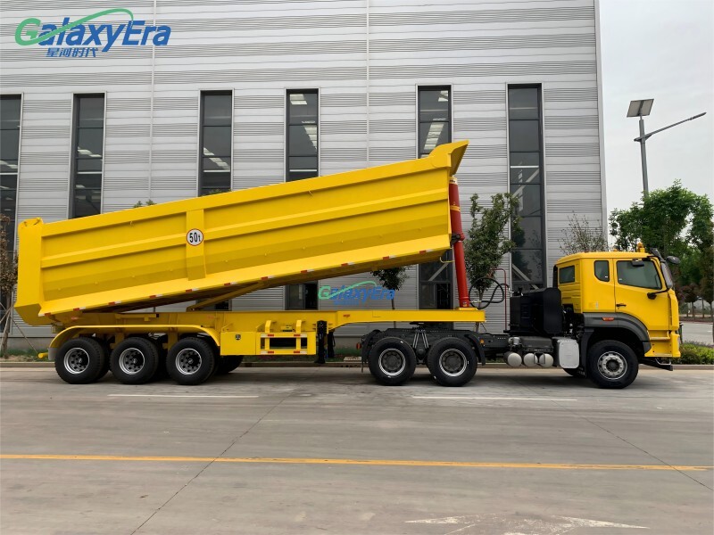 Meilleur Prix Remorque Semi-Benne 3 Essieux À Vendre