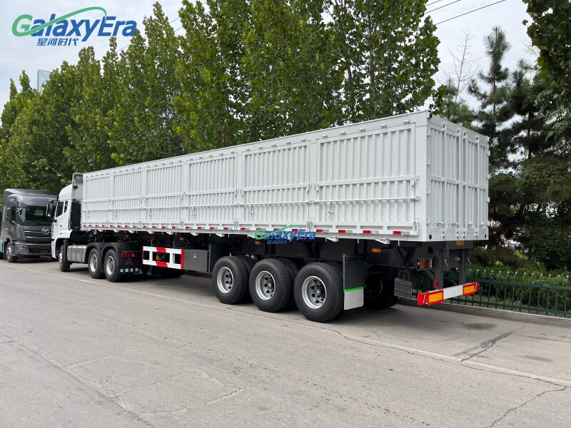 Remorque à benne basculante latérale 3 essieux à vendre