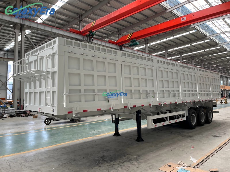 Remorque à benne basculante latérale 3 essieux à vendre