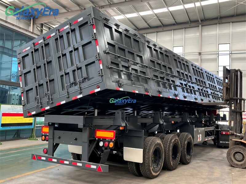 Benne basculante à ridelles 40 cubes