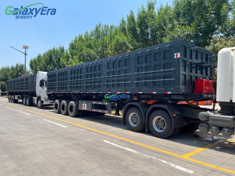 Benne basculante à ridelles 40 cubes