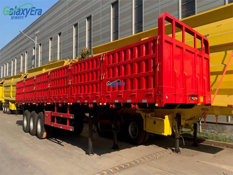 Remorque Tri-Axle à Côté Abaissable