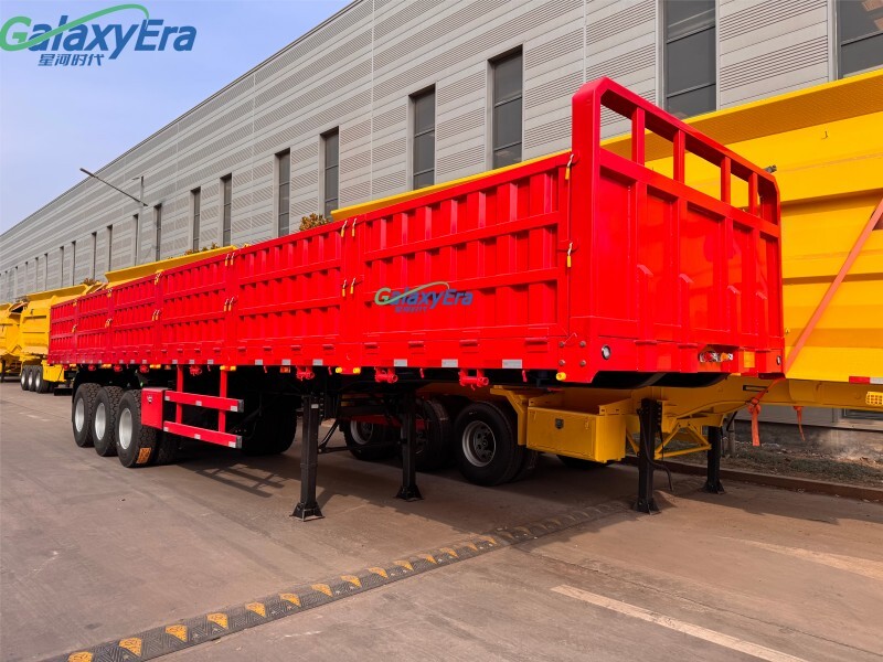 Remorque Tri-Axle à Côté Abaissable