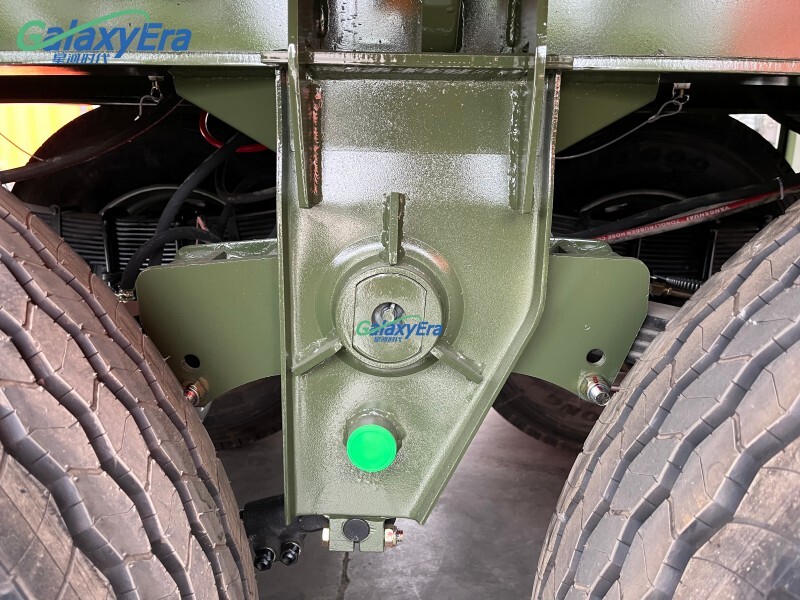 Remorque semi-porteuse à claire-voie