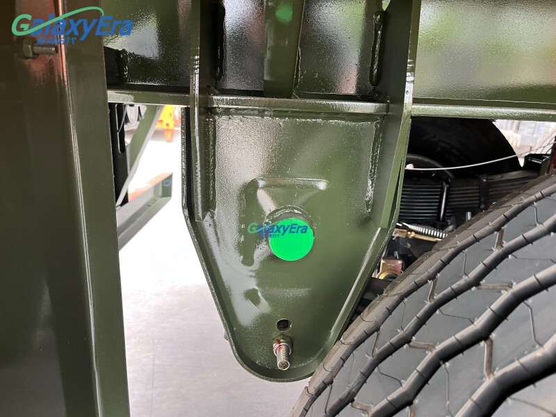 Remorque semi-porteuse à claire-voie