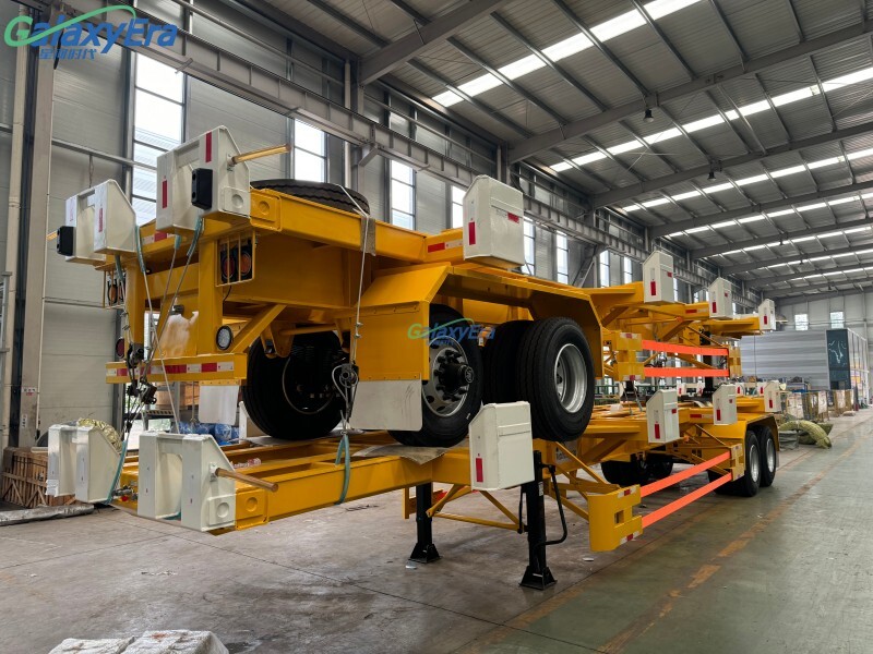 Remorque de châssis de conteneur terminal