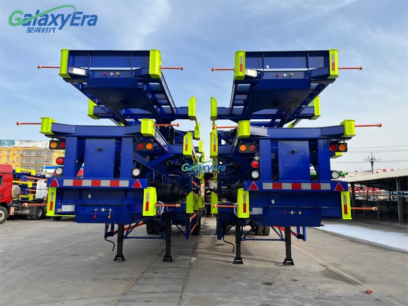 Remorque de terminal pour conteneurs de 60 tonnes