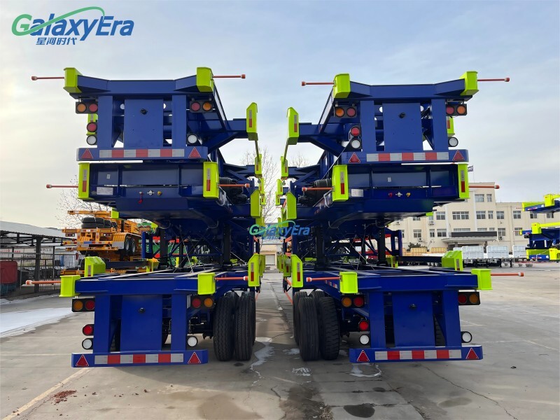 Remorque de terminal pour conteneurs de 60 tonnes