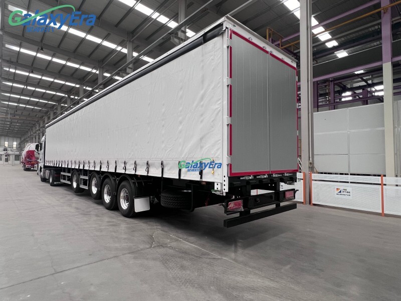 Remorque à 3 essieux à rideaux latéraux à vendre