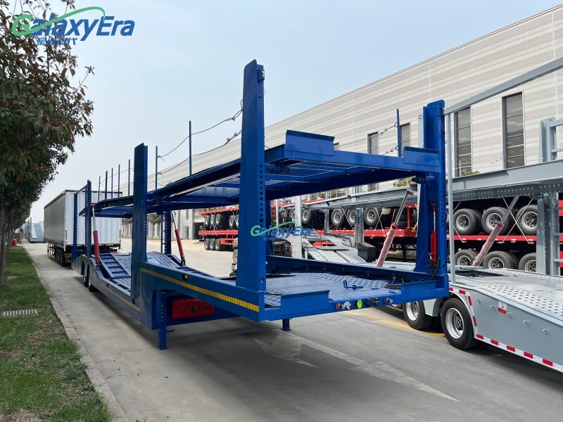 Semi-remorque pour transport de voitures