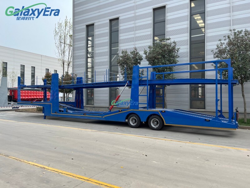 Semi-remorque pour transport de voitures