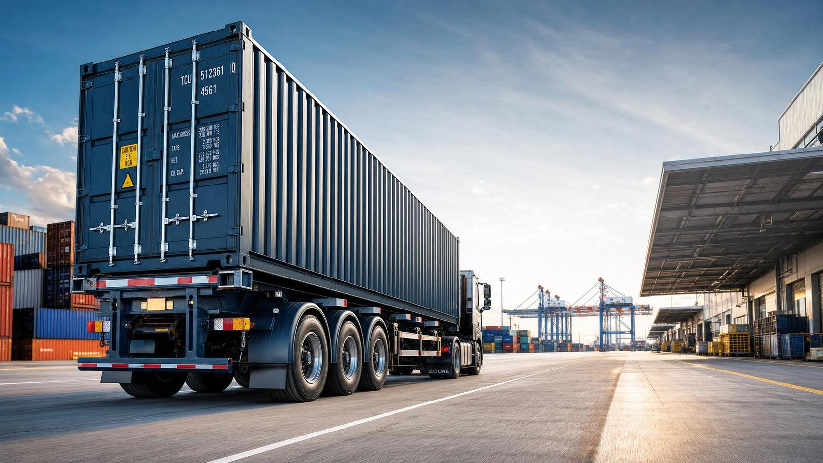 Quand une conception légère de semi-remorque squelettique améliore-t-elle l'efficacité du transport de conteneurs ?