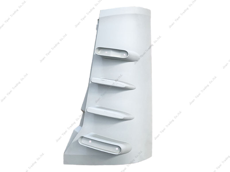 Left air deflector inner plate