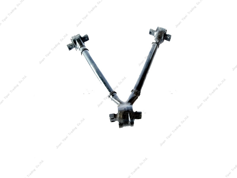 V-shaped thrust rod assembly