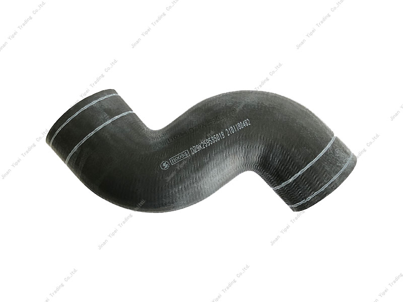 Downward-bending hose