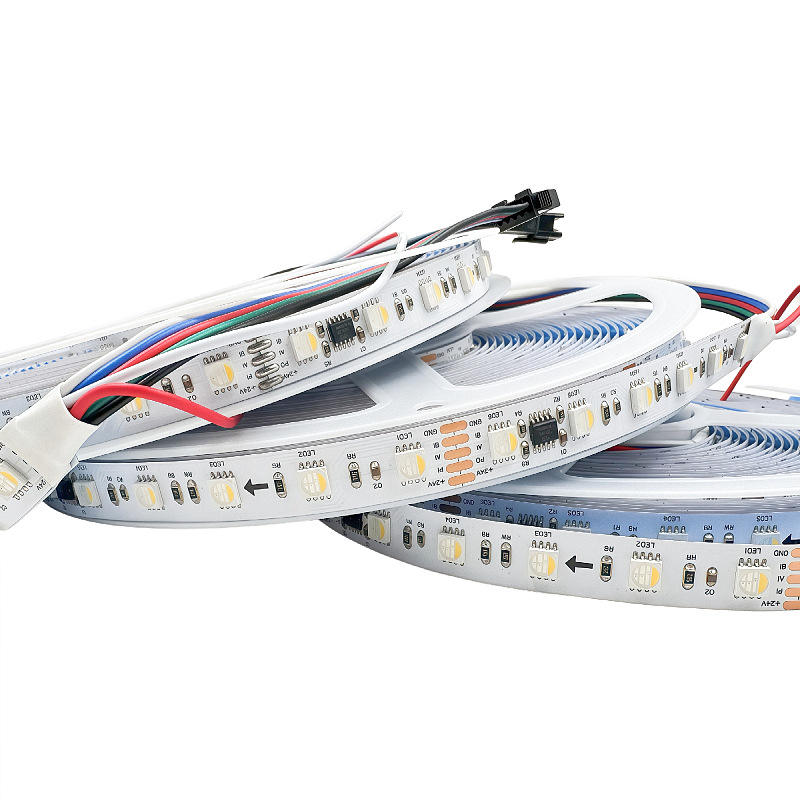 Rgb Single Point Light Mcsir RGBW Fantasy LED light Strip DMX512 programmable 24v individual ...