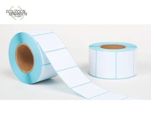 Wholesale 60 GSM Price Label Top Coated Thermal Roll Sticker Paper for Supermarket