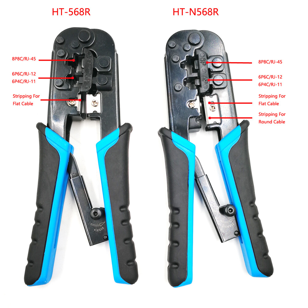 Herramientas de crimpado, pelado y corte RJ12 RJ11 HT-568R