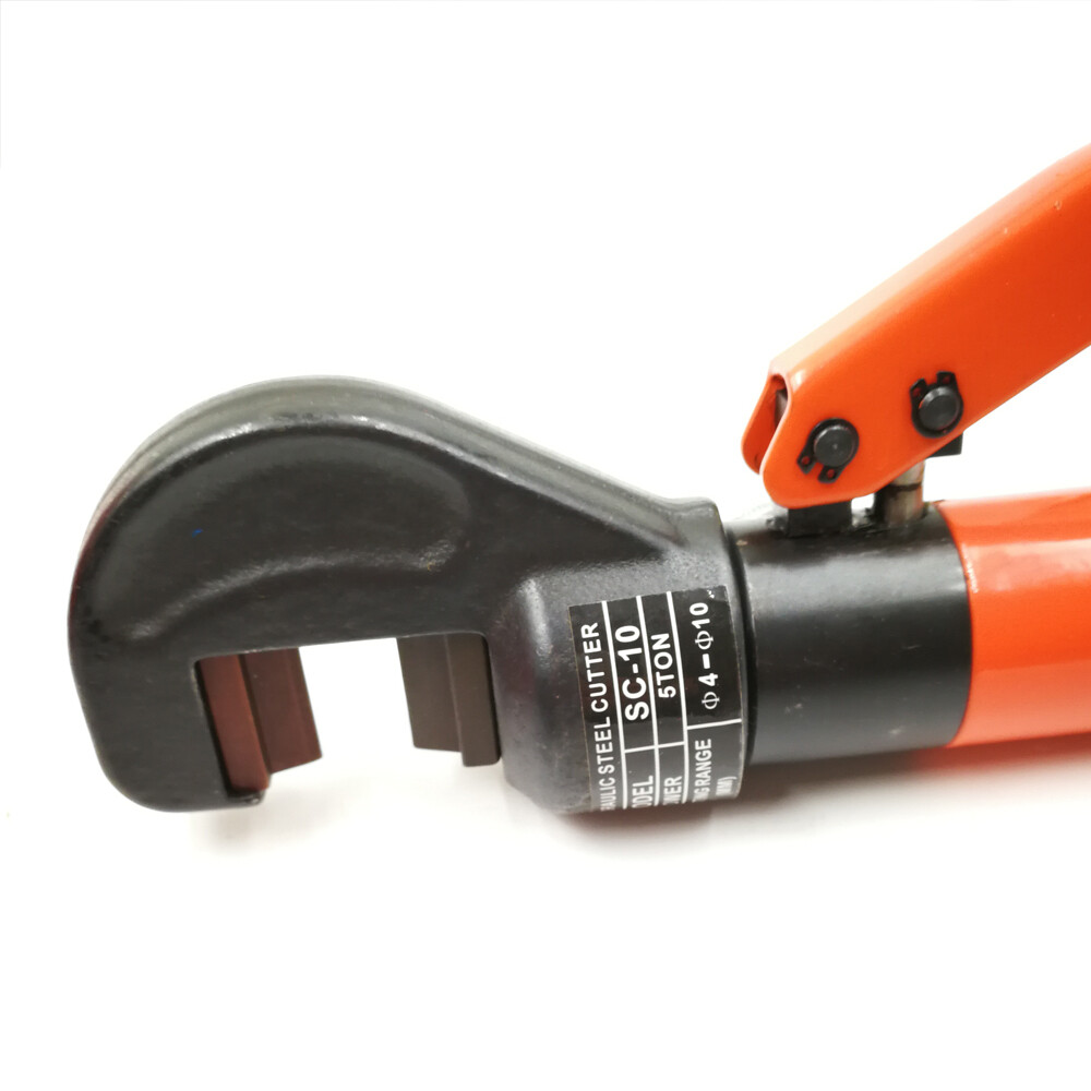 Cortadora hidráulica de barras de refuerzo SC-10 con un diámetro máximo de 10 mm