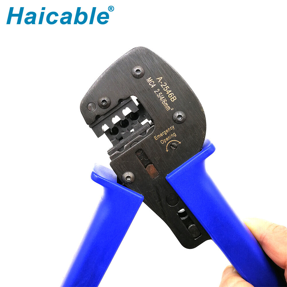 Herramienta de crimpado para paneles solares MC4 2.5, 4 y 6 mm² A2546B