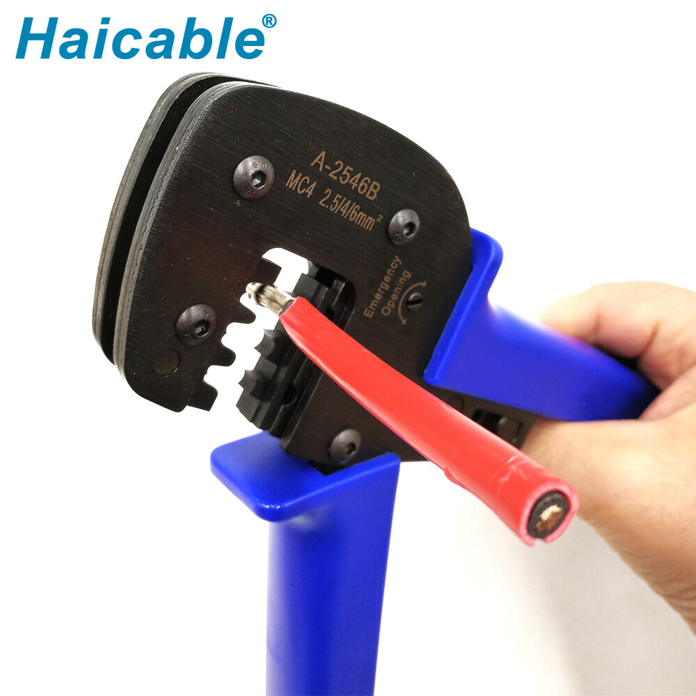 Herramienta de crimpado para paneles solares MC4 2.5, 4 y 6 mm² A2546B