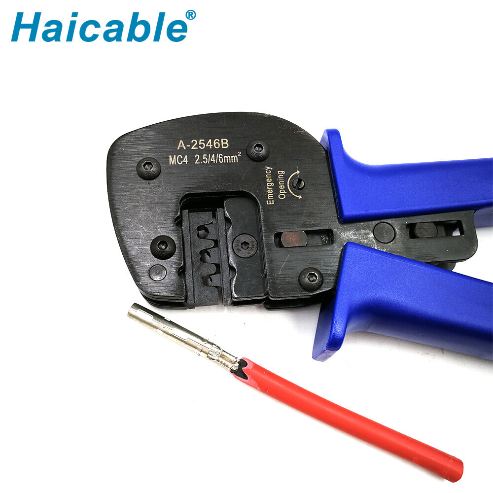 Herramienta de crimpado para paneles solares MC4 2.5, 4 y 6 mm² A2546B