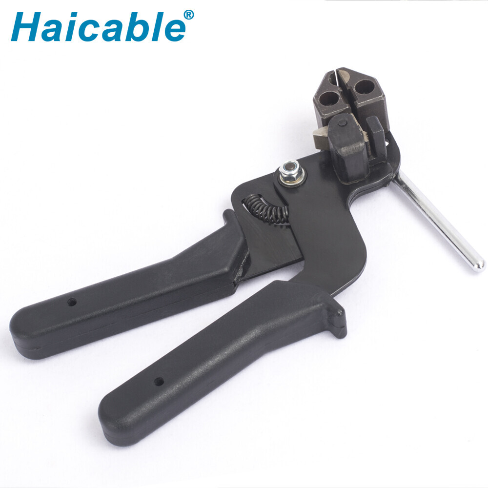 Pistola para bridas de acero inoxidable HS-600B con ancho máximo de 7.9 mm