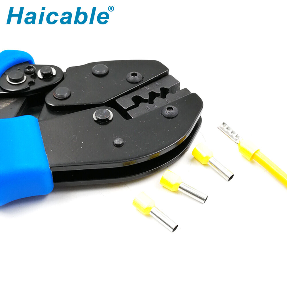 Herramientas de prensado para fundas terminales y férulas de cable AP-04WFL