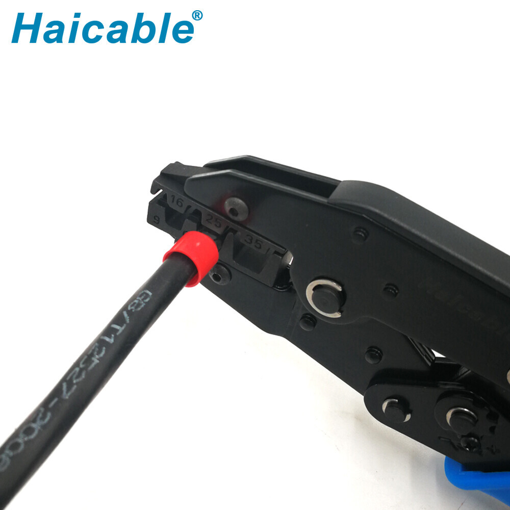 Herramientas de crimpado para fundas terminales y férulas para cables LX-35WF