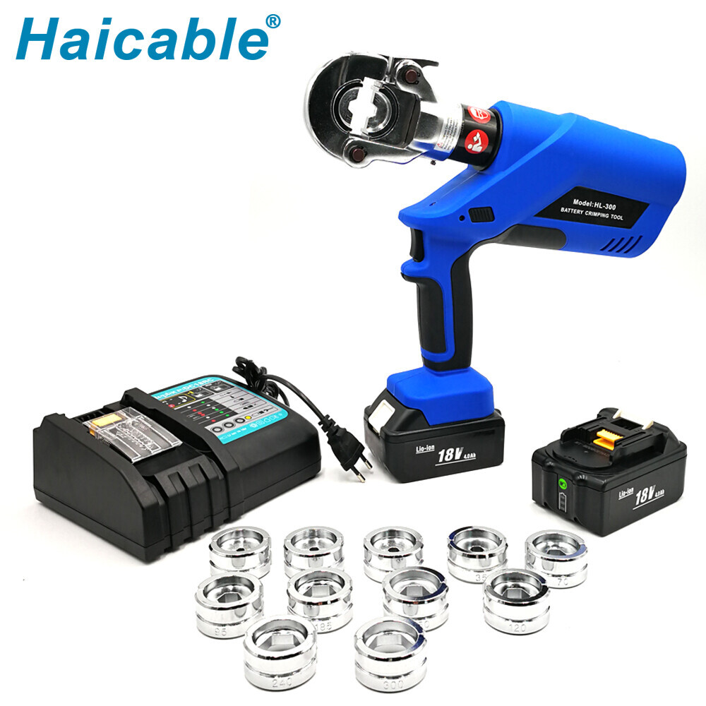 Herramientas de crimpado para terminales de batería de 10-300mm² EZ-300