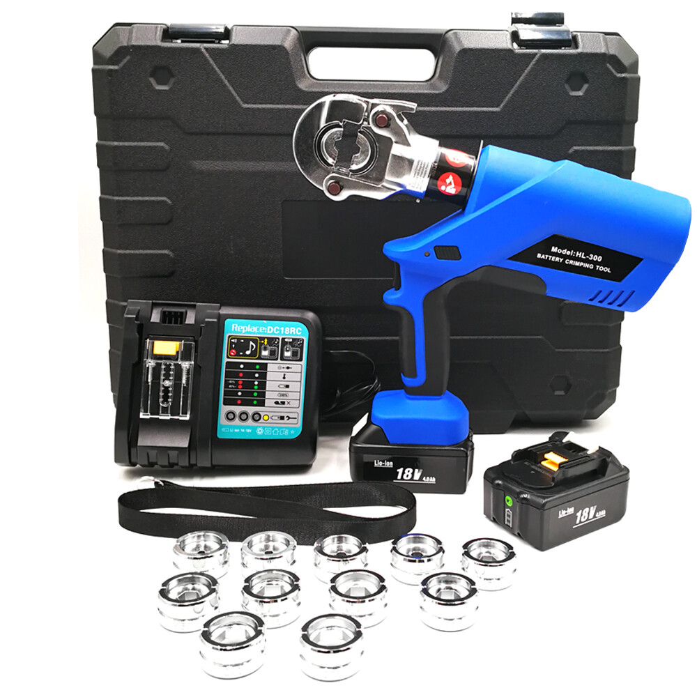Herramientas de crimpado para terminales de batería de 10-300mm² EZ-300