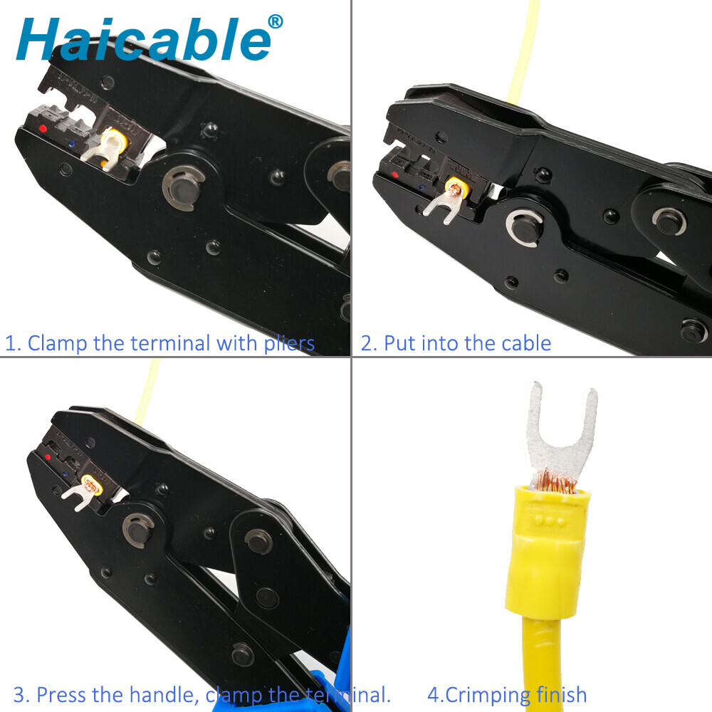 Terminales aislados y herramientas de crimpado de conectores LX-30J