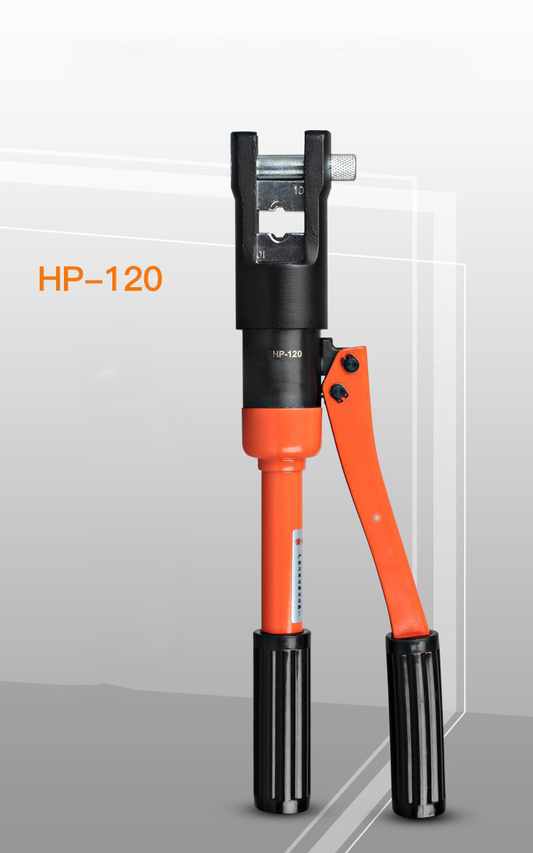 Herramienta de crimpado con cabeza H bloqueada por pernos de 10-120 mm² HP-120/120B