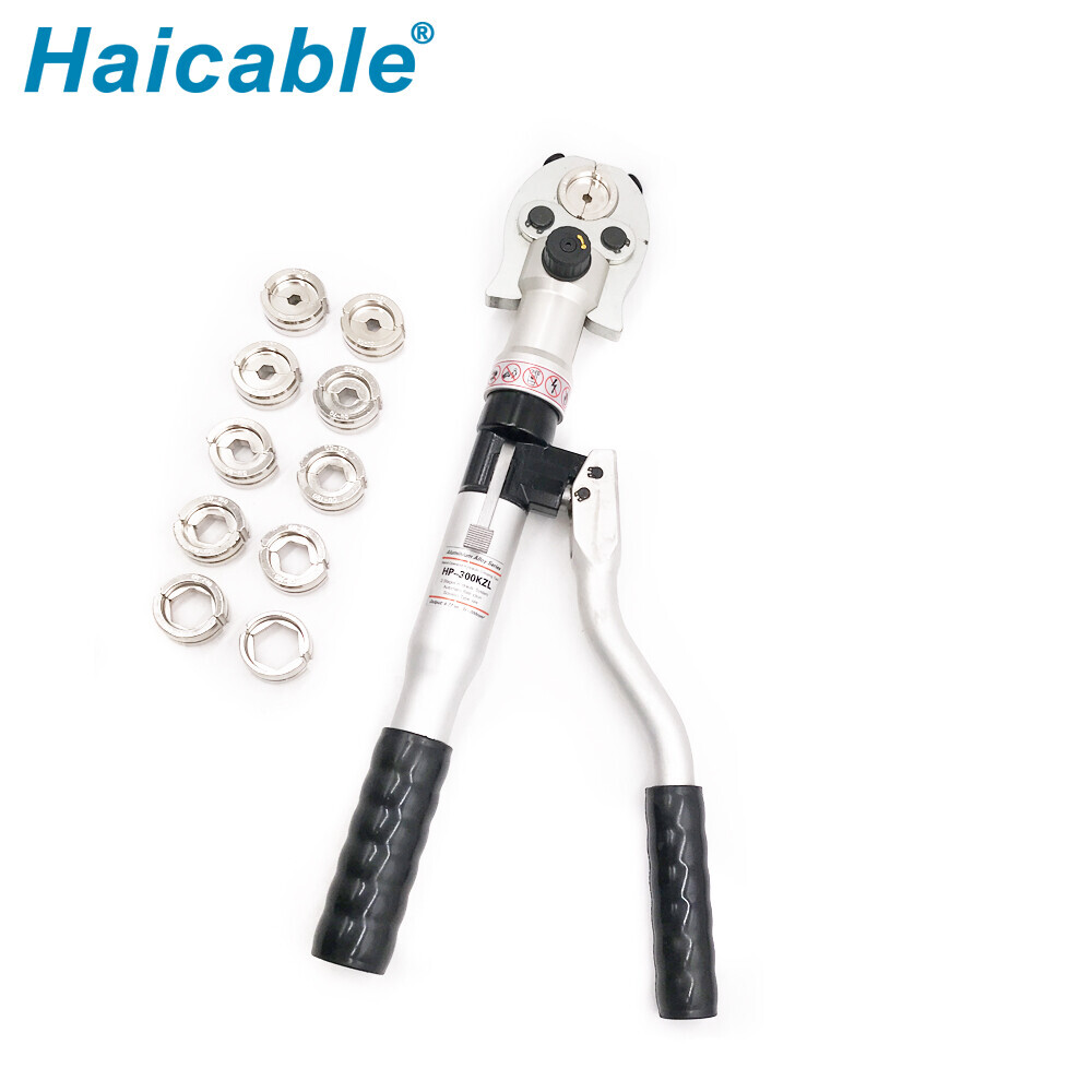 Herramienta hidráulica de crimpado para conectores de cable de 16-300mm² HP-300KZL