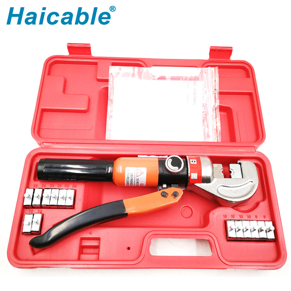 Herramienta hidráulica de crimpado para conectores de cable 4-70mm² HP-70C