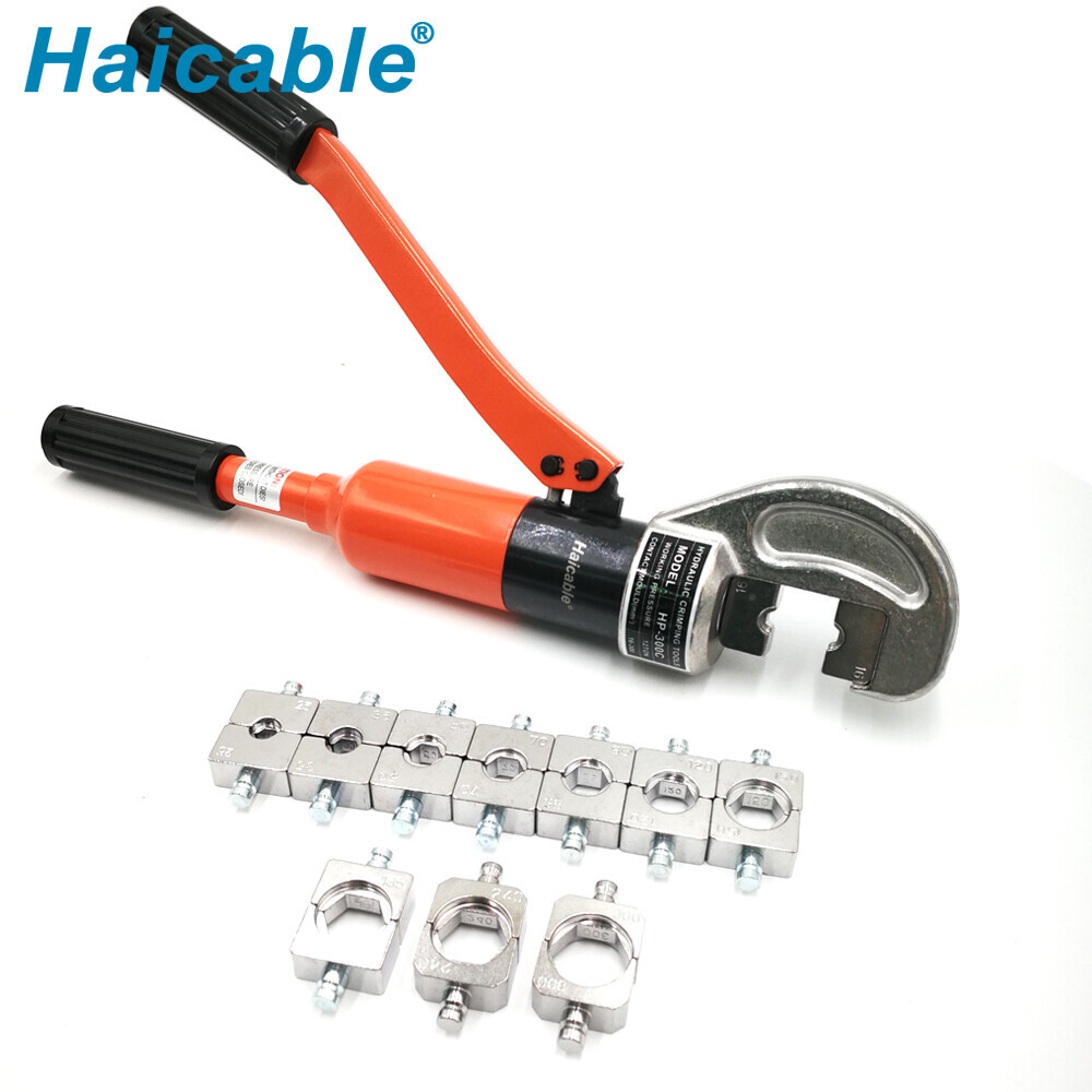 Herramienta hidráulica de crimpado para conectores de cable 16-300mm² HP-300C
